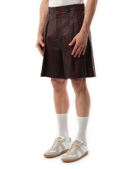Givenchy Black Leather Bermuda Shorts, 100% Leather for men