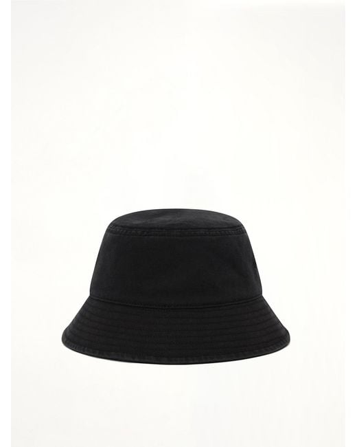 Y-3 Black Bucket Hat for men