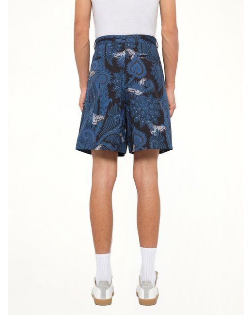 Givenchy Blue Bermuda for men