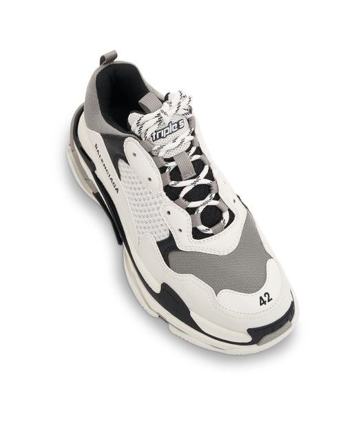 Balenciaga Triple S Sneakers in Gray for Men | Lyst