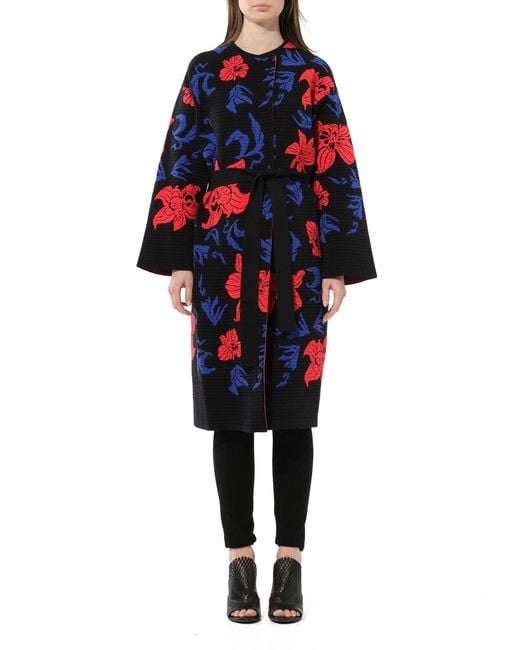 Emilio Pucci Red Floral Coat
