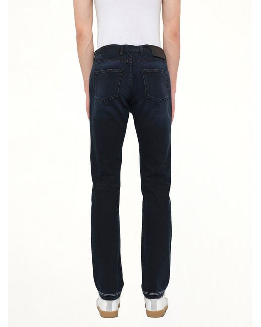 Lanvin Black Skinny Patch Jean for men