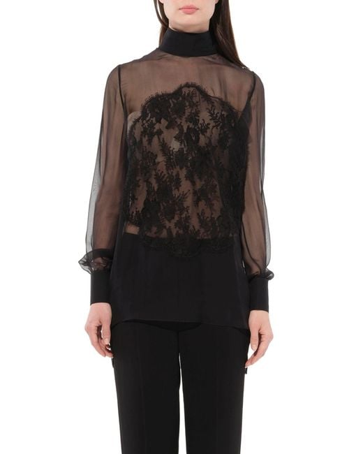 Givenchy Black Podium Blouse