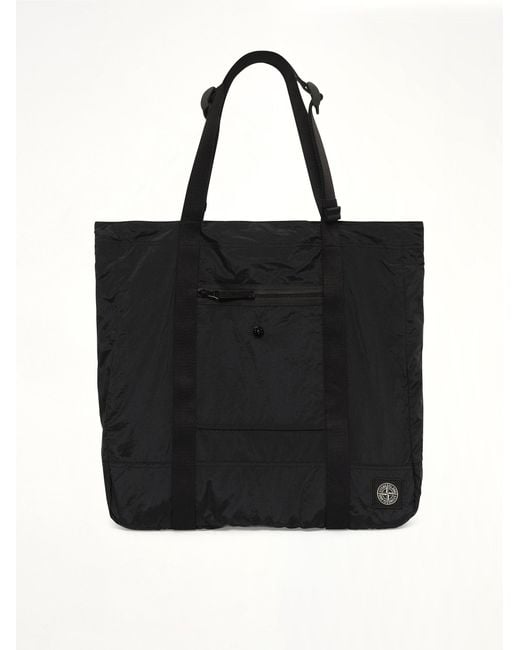 Stone Island Black 9200012 Tote Bag for men