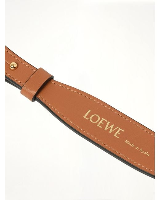 Loewe White Branded Short Strap