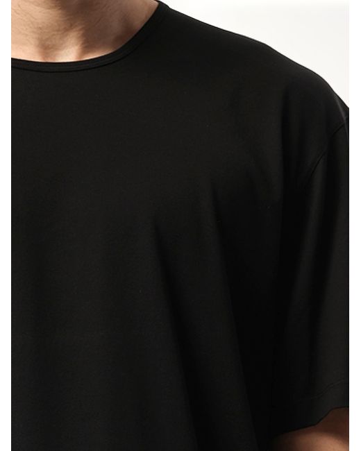 Lemaire Black Relaxed T-Shirt for men