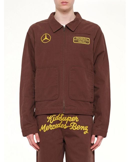 Kidsuper Purple X Mercedes Benz Work Jacket for men