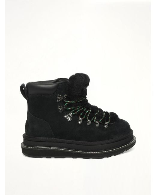 Sacai Black Ugg Hiker