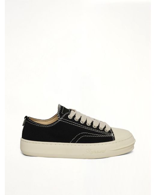 Represent Black Rep-Cap Sneaker for men