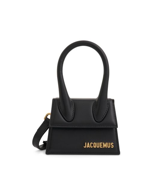 Jacquemus Black Le Chiquito Mini Leather Bag, , 100% Leather