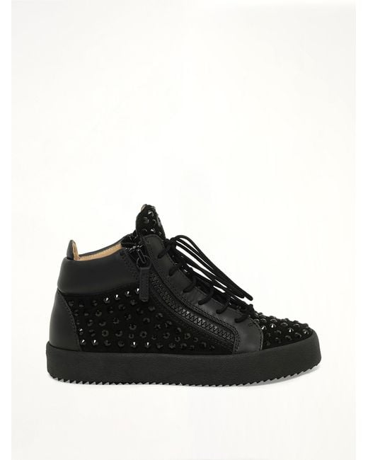 Giuseppe Zanotti Black Camoscio