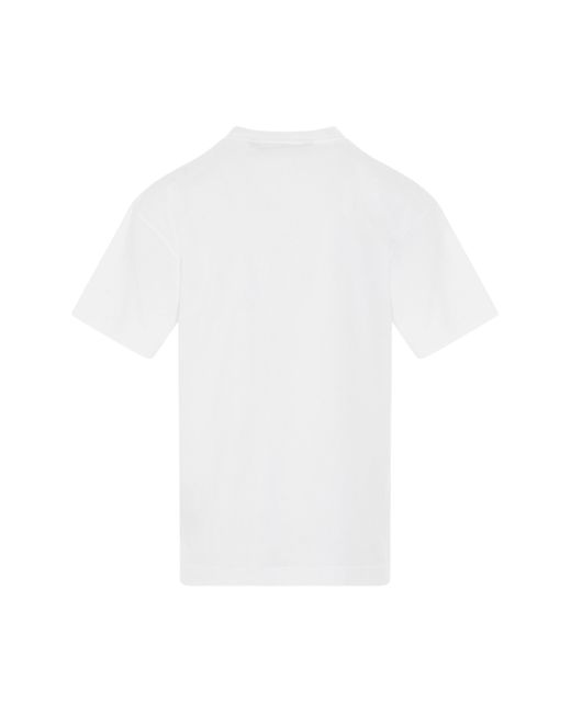 Shop Palm Angels Rhinestone Sprayed Logo T-Shirt