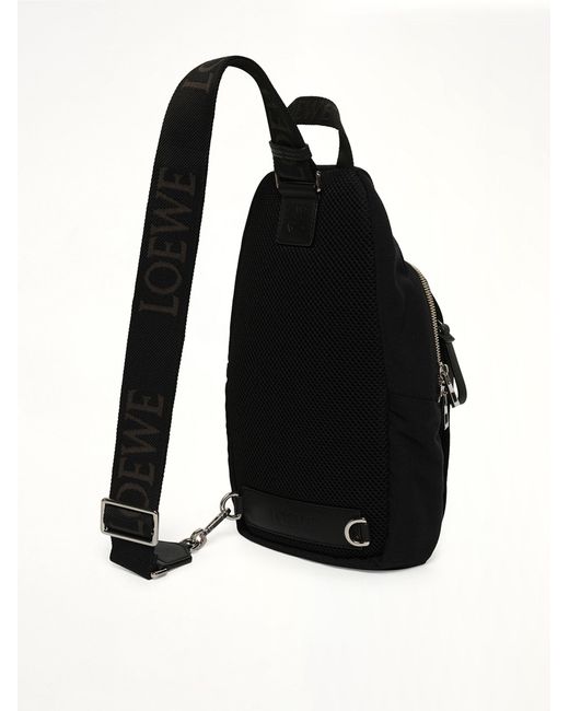 Loewe Black Flex Sling Bag for men