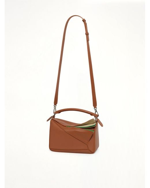 Loewe Brown Puzzle Layers S Bag
