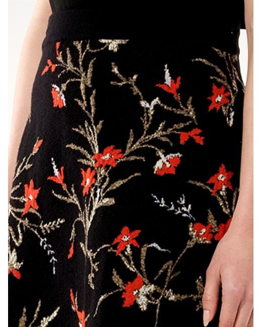 Balenciaga Black Midi Skirt