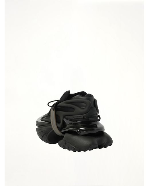 Balmain Black Unicorn Low Neoprene Sneaker for men