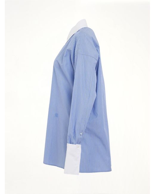 Loewe Blue Striped Long Shirt