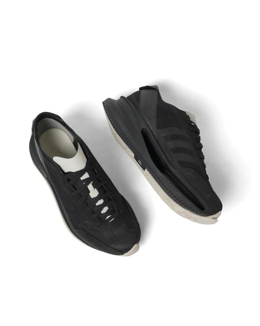 Y-3 Black S-Gendo Run Sneakers, 100% Leather for men