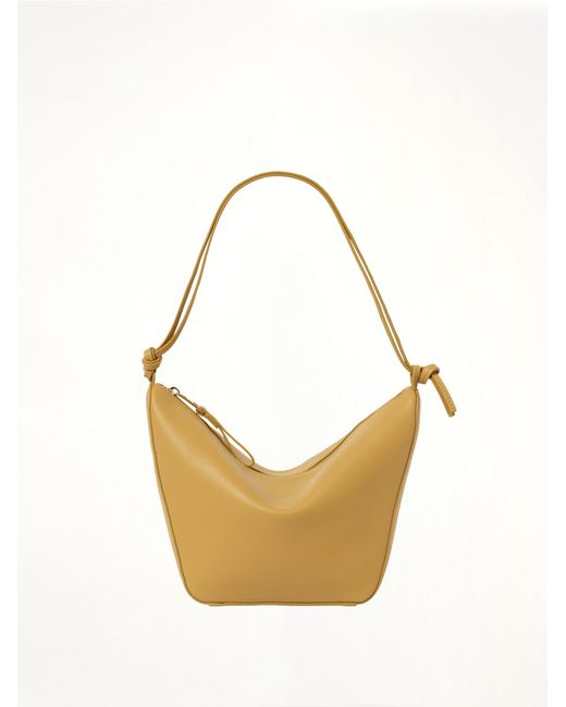Loewe Metallic Mini Hammock Hobo Bag