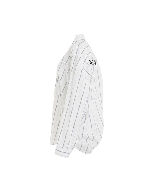 Balenciaga White Cocoon Shirt, Long Sleeves, /, 100% Cotton