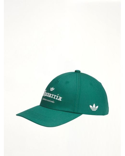 Willy Chavarria Green Adidas X Chavarria Logo Hat for men
