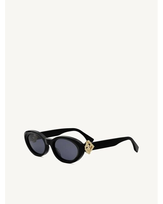 Fendi White Ff Diamonnds Fe40140U 5301A Sunglasses