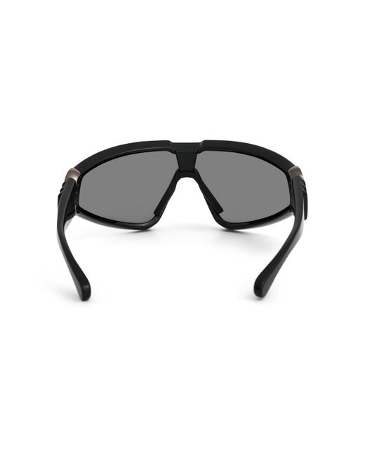 Rick Owens Black Moncler X Wrapid Sunglasses