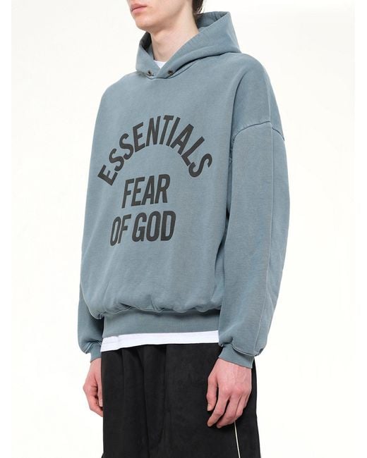 Fear Of God Blue Campus 90's Hoodie for men