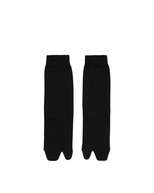 Maison Margiela Black Tabi Socks