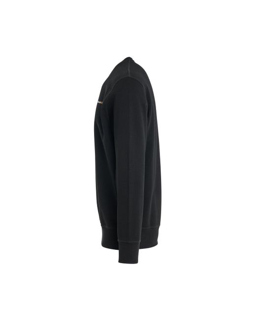 Alexander McQueen Black Small Logo Sweatshirt, Long Sleeves, , 100% Cotton for men