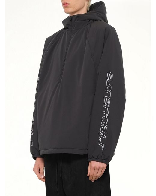 Fear Of God Gray Half Zip Anorak for men