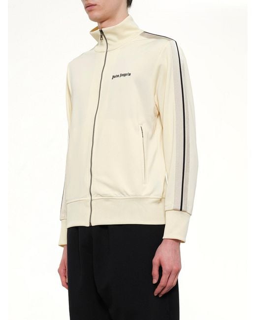 Palm Angels Natural Classic Logo Track Top for men