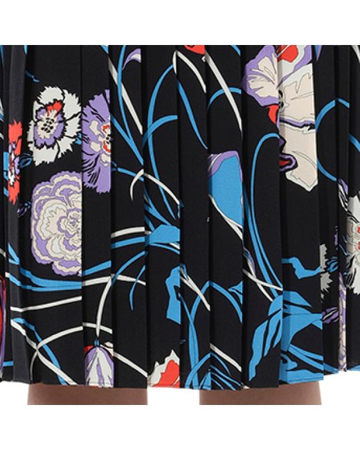 Emilio Pucci Blue Floral Skirt