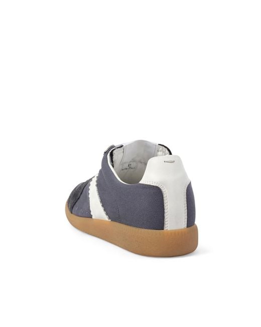 Maison Margiela Blue Replica Sneakers, Dark/, 100% Cotton