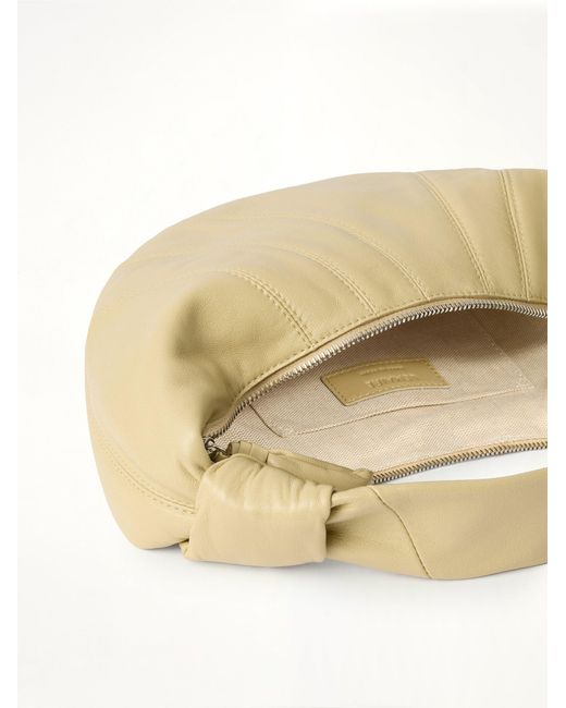 Lemaire Metallic Mini Fortune Croissant Soft Nappa Leather Bag