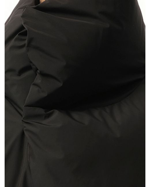 Entire studios Black Dbl Puffer Jacket, Long Sleeves, 100% Polyester, Size: Medium for men
