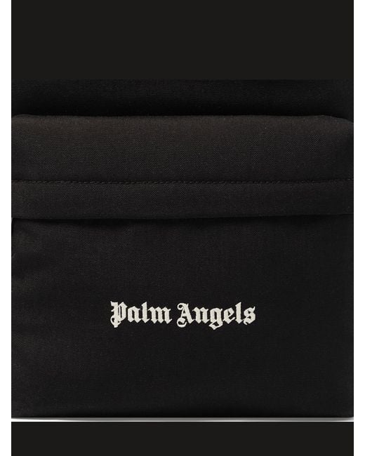 Palm Angels Black Cordura Classic Logo Backpack, 100% Polyamide for men