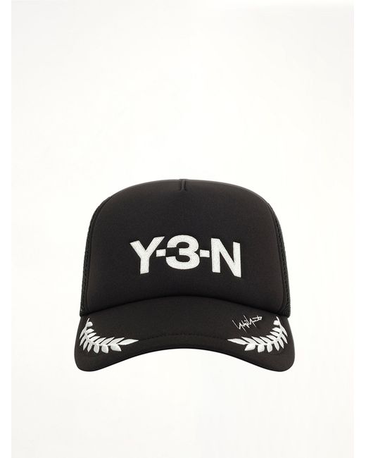 Y-3 Black X Nbhd Trucker Cap for men