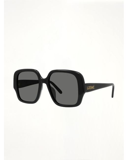 Loewe Black Lw40134U 5401A Acetate Sunglasses