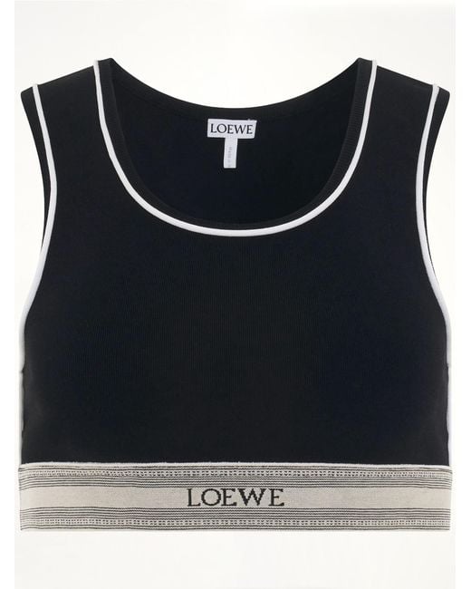 Loewe Black Logo Tank Top