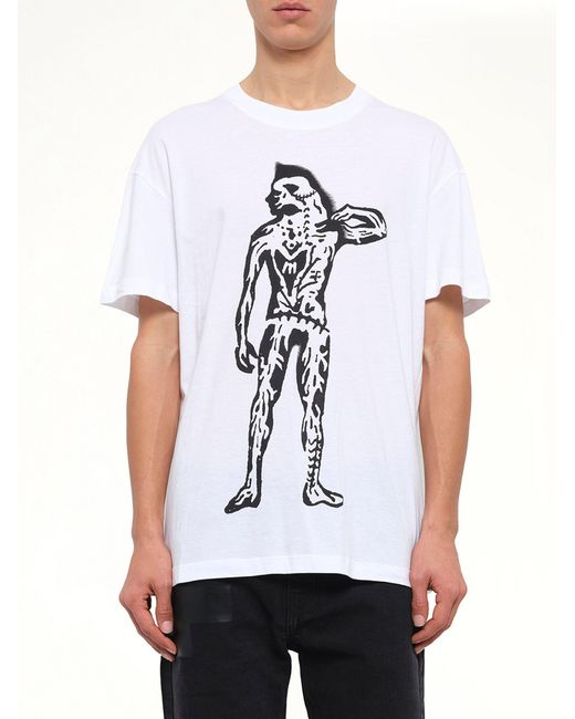 McQueen White Mcq T-Shirt for men