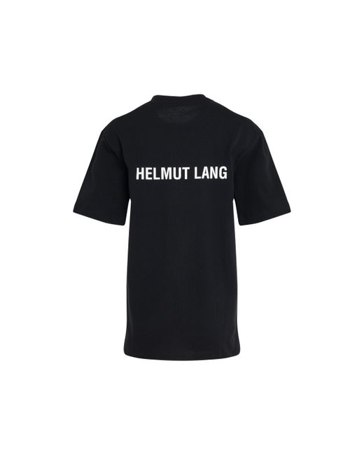 Helmut Lang Black Logo T-Shirt, Short Sleeves, , 100% Cotton
