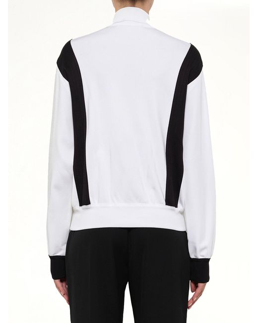 Givenchy White Turtle Neck Multi Sweater