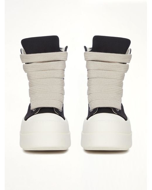 Rick Owens Black Mega Bumper Jumbolace Sneaks for men
