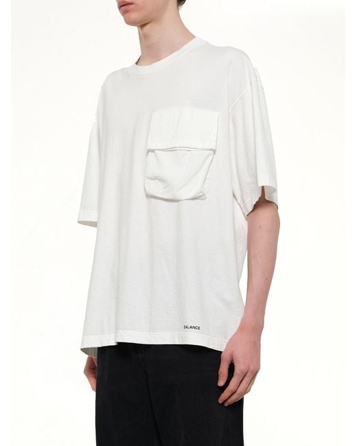 Undercover White Chaos Balance Pocket T-Shirt for men