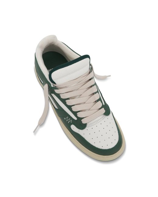 Represent Green Reptor Low Sneakers, Racing/Flat, 100% Leather for men