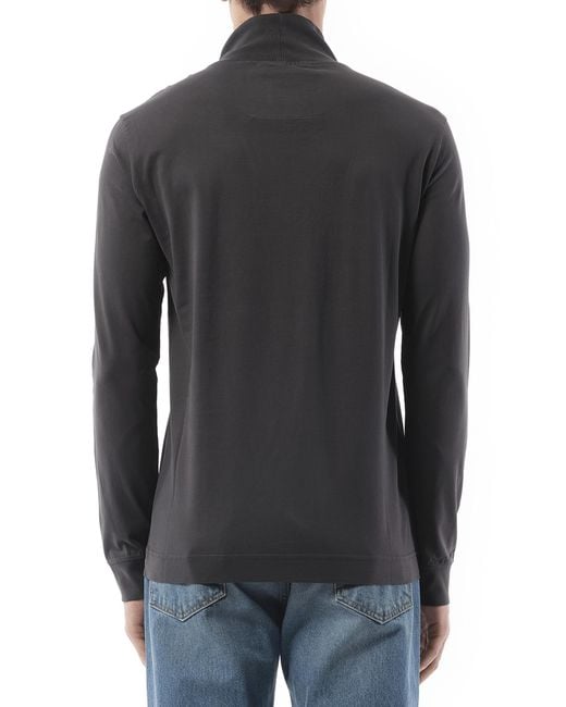 Givenchy Gray Faded Logo Dyed Long Sleeve T-Shirt, 100% Cotton for men