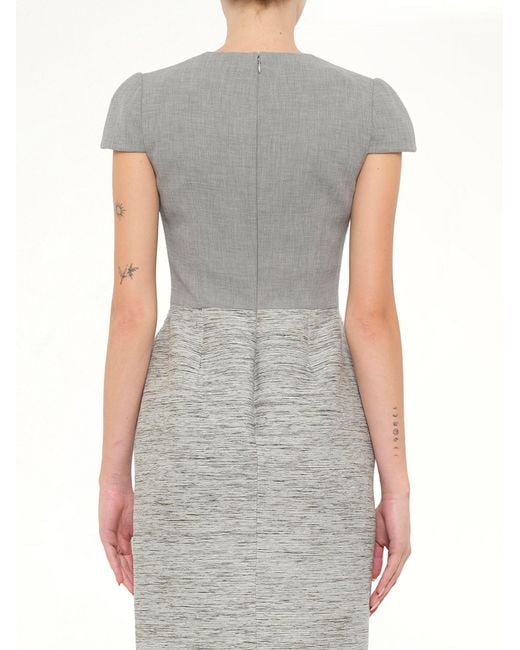 McQueen Gray Pencil Dress