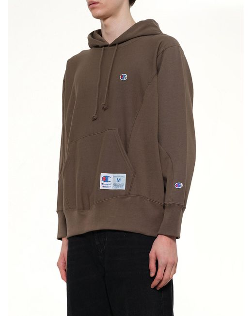 Undercover Brown Champion X Uc Hoodie for men