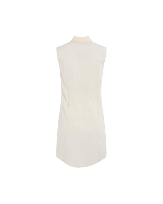 Marni White Poplin Shirt Dress, Antique, 100% Cotton